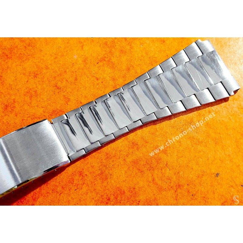 Vintage 70's Stainless Steel watch bracelet strap 20mm Tissot,omega,Enicar,poljot,Seiko,yema,iwc