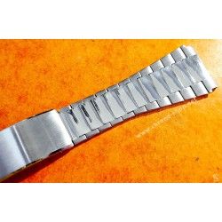 Vintage 70's Stainless Steel watch bracelet strap 20mm Tissot,omega,Enicar,poljot,Seiko,yema,iwc