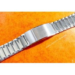 Vintage 70's Stainless Steel watch bracelet strap 20mm Tissot,omega,Enicar,poljot,Seiko,yema,iwc