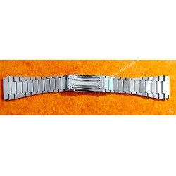 Vintage 70's Stainless Steel watch bracelet strap 20mm Tissot,omega,Enicar,poljot,Seiko,yema,iwc