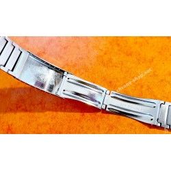 Vintage 70's Stainless Steel watch bracelet strap 20mm Tissot,omega,Enicar,poljot,Seiko,yema,iwc