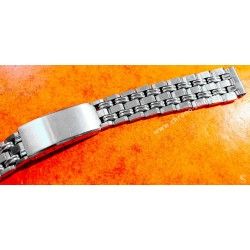 Vintage 70's Watch Lady bracelet Perforated racing, rally style 12mm for sale