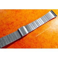 Vintage 70's Stainless Steel watch bracelet strap 22mm Omega,Enicar,Seiko,yema,iwc,patek philippe nautilus