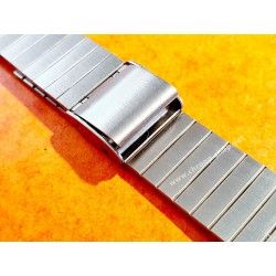 Bracelet acier vintage 19mm style cartier santos montres anciennes Tissot,Omega,Enicar,Seiko,Yema,Iwc, Cartier