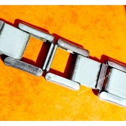 HC55 Swiss Made Rare 70's Expandable band Ssteel Watch Sport Bracelet Zenith, Longines, Heuer, 20mm ends