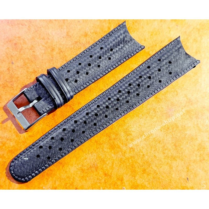 Genuine 70's 19mm Tropic Swiss dive watch strap bracelet curved ends NOS 1960s/70s Rolex, Tudor, omega, IWC, Triton