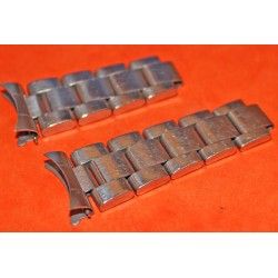 2 x 93150 / 501B -20mm- Rolex Oyster bracelet bands parts from Submariner 5512, 5513, 1680, 14060, 16800, 16800, 9 links