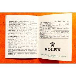 Rolex brochure Vintage 1973 VOTRE ROLEX OYSTER french Booklet 5512, 5513, 1675, 1680, 1019, 6263