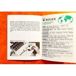 Rolex brochure Vintage 1973 VOTRE ROLEX OYSTER french Booklet 5512, 5513, 1675, 1680, 1019, 6263