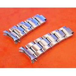 2 x 93150 / 501B -20mm- Rolex Oyster bracelet bands parts from Submariner 5512, 5513, 1680, 14060, 16800, 16800, 9 links