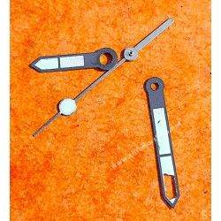 Omega, IWC, Breitling Horology Watch parts 2 x black hands swords luminova for sale