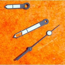Omega, IWC, Breitling Horology Watch parts 2 x black hands swords luminova for sale