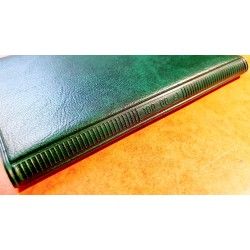 Rare & Vintage ROLEX Green Grain Leather Large Billfold Wallet AUTHENTIC ref 100.00.41