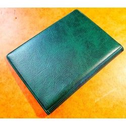 Rare & Vintage ROLEX Green Grain Leather Large Billfold Wallet AUTHENTIC ref 100.00.41