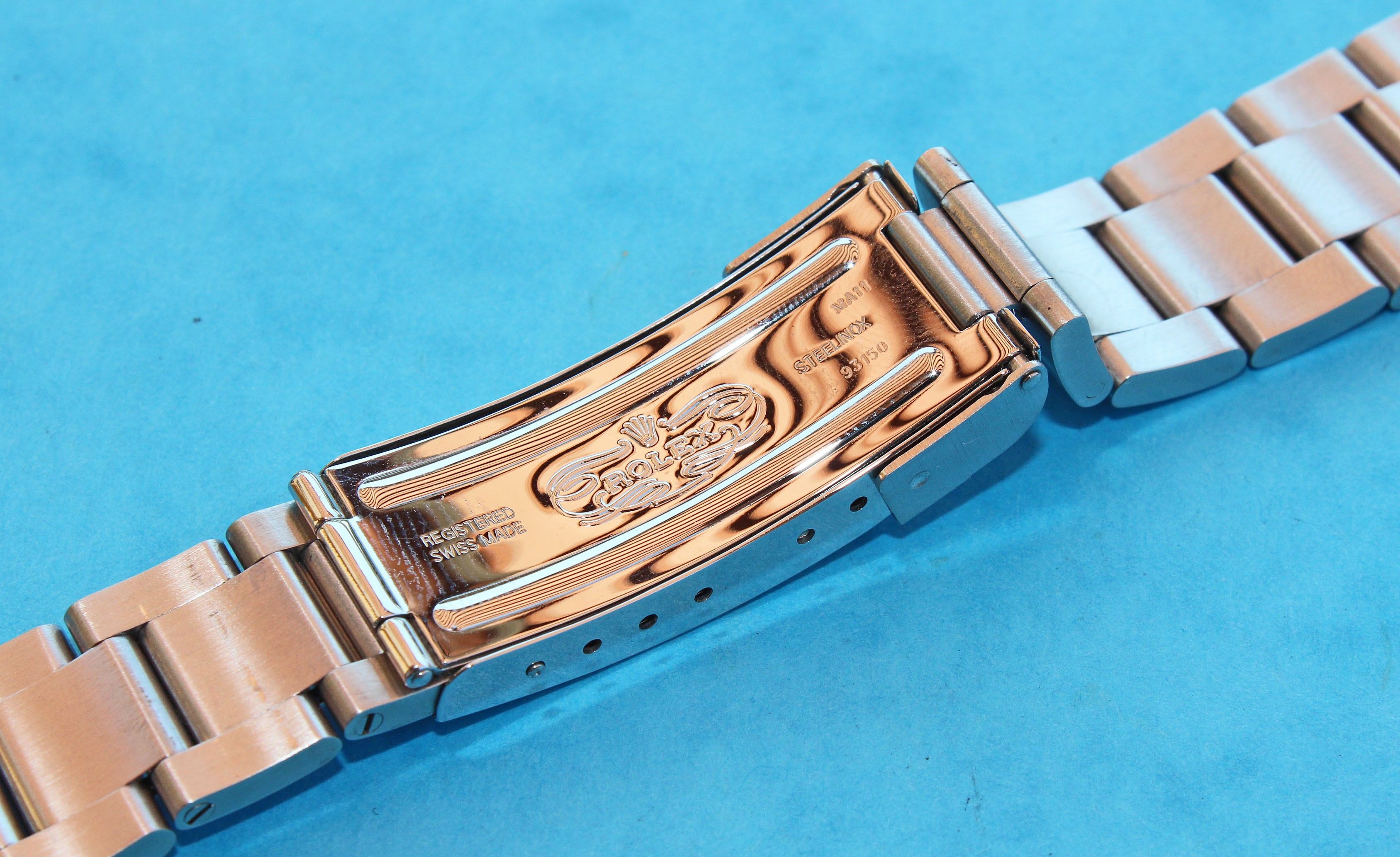 Rolex store bracelet tissu
