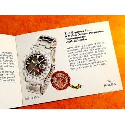 Rolex 1975 Vintage & Rare Genuine Booklet, Manual, Watches Explorer 1016 & Explorer II 1655 Freccione Steve Mcqueen