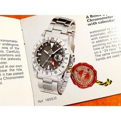 Rolex 1975 Vintage & Rare Genuine Booklet, Manual, Watches Explorer 1016 & Explorer II 1655 Freccione Steve Mcqueen