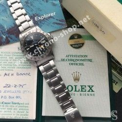 Rolex 1975 Vintage & Original livret anglais, montres vintages Explorer 1016 & Explorer II 1655