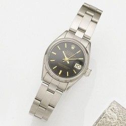 Rolex rare vintage discontinued 60's Steel Bezel 24mm Oyster Perpetual ref 6718