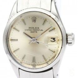 Rolex rare vintage 60's Lunette acier 24mm Montres Dames Oyster Perpetual ref 6718