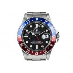 ROLEX Vintage N.O.S Factory 1675,16750 GMT Master Blue/Red PEPSI color Bezel watch 24H insert, inlay