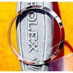 Rolex rare vintage 60's Lunette acier 24mm Montres Dames Oyster Perpetual Date ref 6516