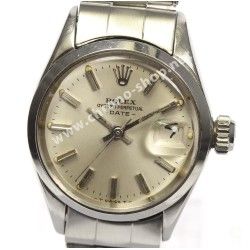 Rolex rare vintage discontinued 60's Steel Bezel 24mm Oyster Perpetual Date ref 6516