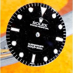 Rolex Rare pièce détachée Cadran Luminova SWISS montres de plongées Submariner sans date 14060,14060M cal 3000