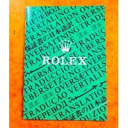 ROLEX VINTAGE LIVRET TRANSLATION MONTRES ANCIENNES ROLEX OYSTER ANNÉES 70 ref 565.00.300.6.96