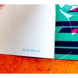 Vintage 80-90s Collector Rolex Green oyster Translation booklet watches 16800, 16660, 16550, 16750 ref 565.00.300.6.96