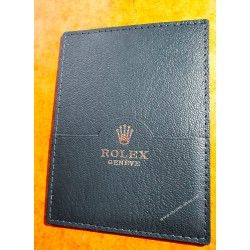 ROLEX PORTE CARTES ETUI DOCUMENTS MONTRES EN CUIR VERT CARTE DE GARANTIE PAPIER ref 0101.40.34