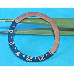 Collectible Fat Front Rolex GMT Master 1675 16750 Pepsi Blue & Red Faded Bezel Watch Insert Part