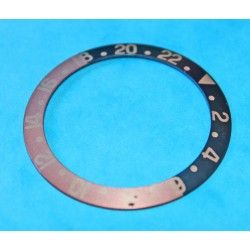 Collectible Fat Front Rolex GMT Master 1675 16750 Pepsi Blue & Red Faded Bezel Watch Insert Part