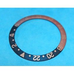 Collectible Fat Front Rolex GMT Master 1675 16750 Pepsi Blue & Red Faded Bezel Watch Insert Part