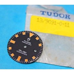 ★★ RARE CADRAN TUDOR SUBMARINER Ref 90910 PRINCESS DATE 22mm TRITIUM INDEXS signé BEYELER ★★