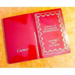 CARTIER Authentique Certificat de garantie internationale Montres MUST DE Cartier