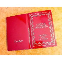 CARTIER Authentique Certificat de garantie internationale Montres MUST DE Cartier