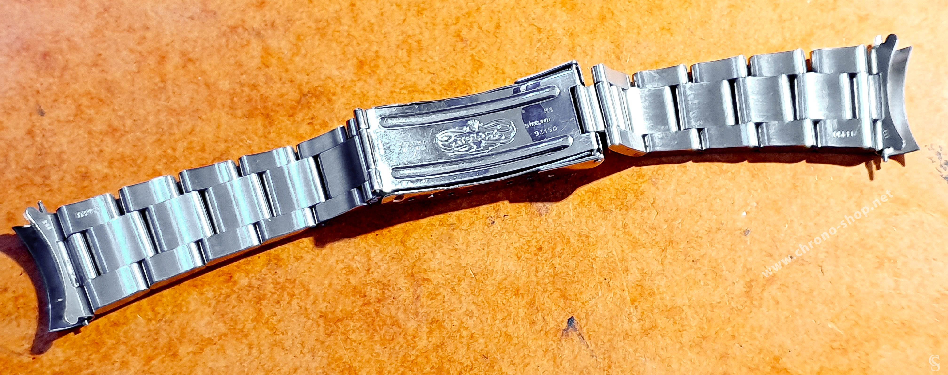 ROLEX 1988 BRACELET 20mm OYSTER 93150 593 M8 5513 1680 1665 168000 1675 SUBMARINER GMT MASTER 16760