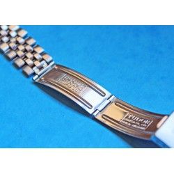 RARE TUDOR JUBILEE BRACELET SSTEEL FOLDED LINKS 19mm LUGS ref 6248-19 -19mm endlinks 597 engraved