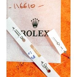 Rolex Genuine Hands set Chromalight Submariner Blue Ceramic ref. 116610,116619 new lancette