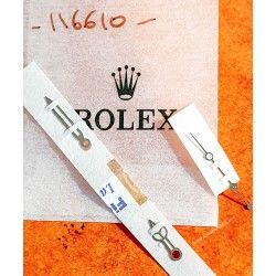 Rolex original jeu aiguilles CHROMALIGHT 410-116619 montres Submariner Date Bleue or blanc 116619