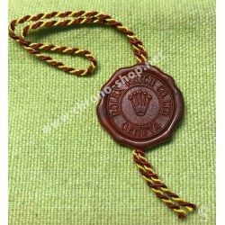 Rolex 70's Vintage Chronometer Red Hang Seal Tag CERTIFIED OFFICIAL CHRONOMETER FROG FOOT