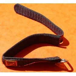 BRACELET DE MONTRE SCRATCH VELCRO AJUSTABLE SPORT 20mm NOIRE