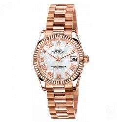 ROLEX MONTRES DAMES LADY DATEJUST PRESIDENT 31mm 178275/2 SET AIGUILLES OR ROSE LUMINOVA Cal. 2235, 2135