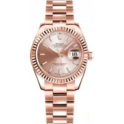 ROLEX MONTRES DAMES LADY DATEJUST PRESIDENT 31mm 178275/2 SET AIGUILLES OR ROSE LUMINOVA Cal. 2235, 2135