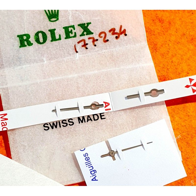 Rolex Accessoire horlogerie, jeu aiguilles bâtons or blanc 177234-1 montres Rolex dames Datejust 177234