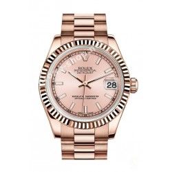 ROLEX MONTRES DAMES LADY DATEJUST PRESIDENT 31mm 178275/2 SET AIGUILLES OR ROSE LUMINOVA Cal. 2235, 2135