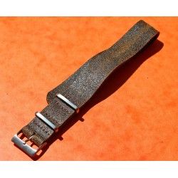 Vintage genuine wild leather Nato 20mm brown chocolate watch strap band handmade bracelet Rolex 5508, 6536, 6538, 6542, 5512 PCG