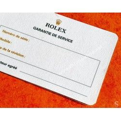 ROLEX 2010 Certificate International Service Guarantee Service PAPER CARD GMT MASTER 1675