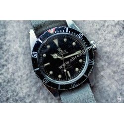 ROLEX RARE VINTAGE TROPIC 18 VERRE ACRYLIQUE SUPERDOME MONTRES VINTAGES SUBMARINER JAMES BOND 6536